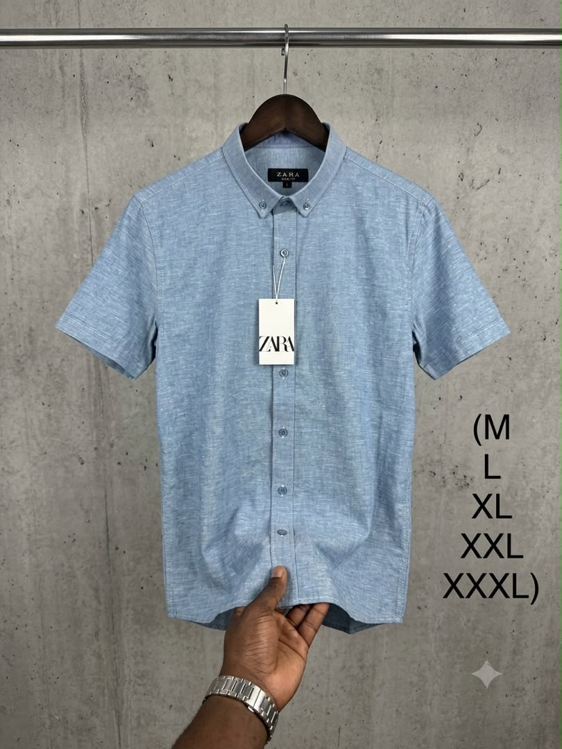 Chemise lin masse courte