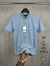 Chemise lin masse courte