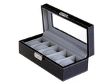 Coffret boîte à montres 5 compartiment avec clés