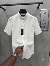 Chemise lin masse courte