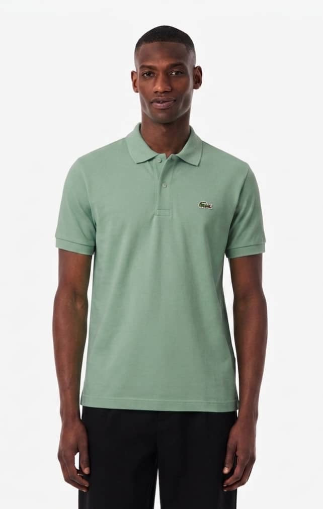 Polo vert 100% coton