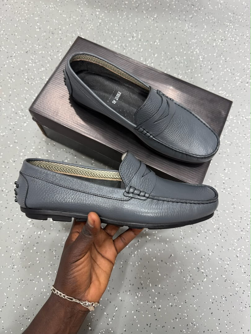 Mocassin en véritable cuir
