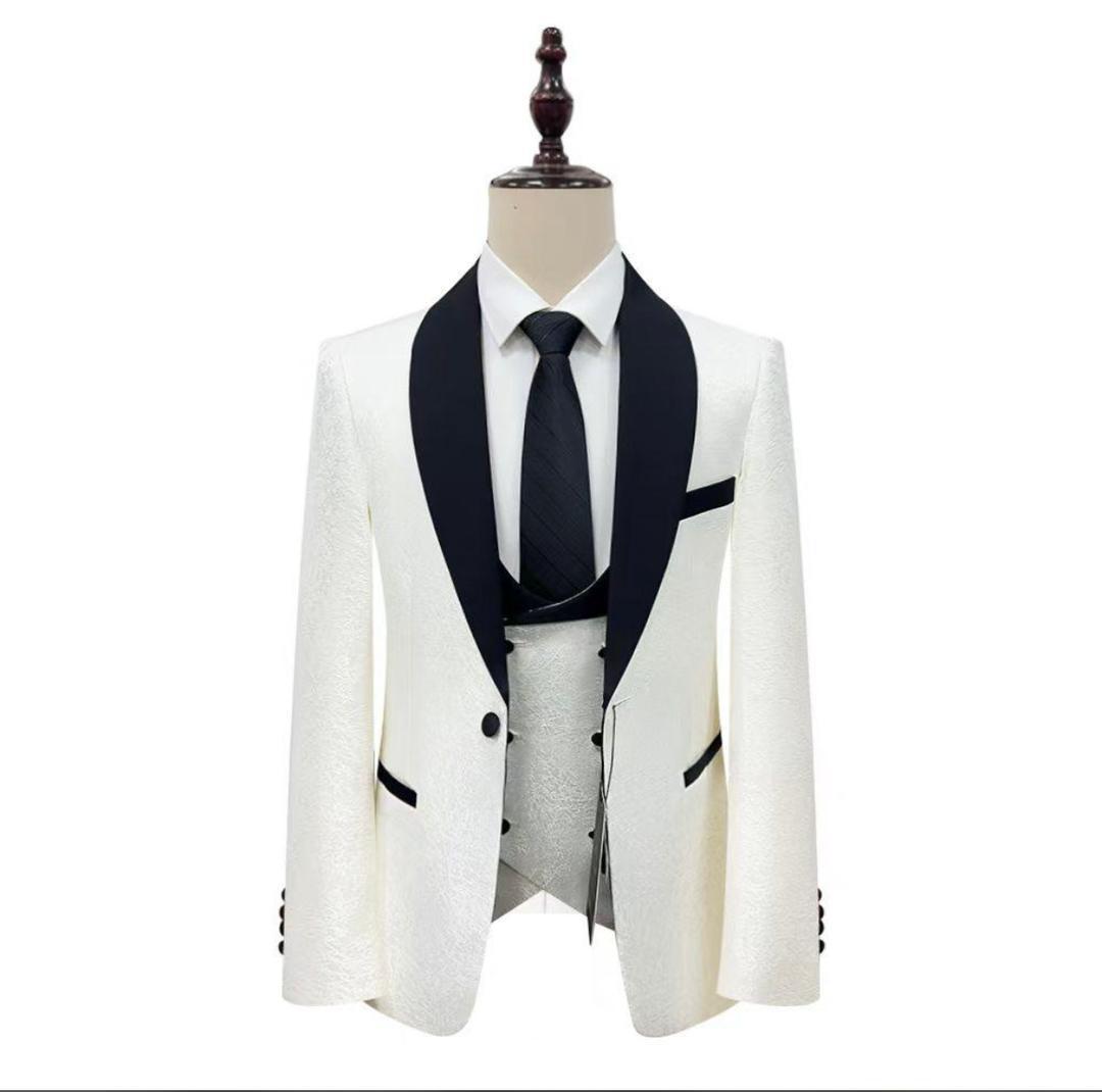 Costume – 3 Pièces – Homme – Blanc