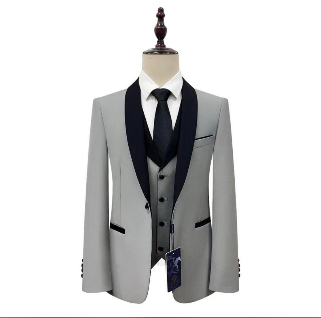 Costume – 3 Pièces – Homme – Gris