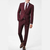 Costume – 2 Pièces – Homme – Bordeaux