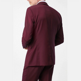 Costume – 2 Pièces – Homme – Bordeaux