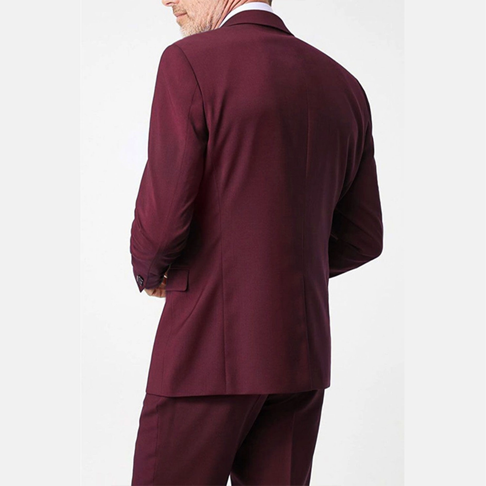 Costume – 2 Pièces – Homme – Bordeaux