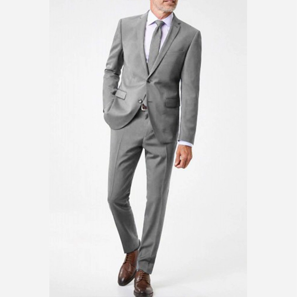 Costume – 2 Pièces – Homme – Gris