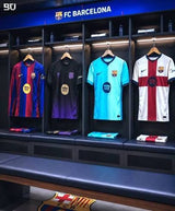Maillot Barça domicile extérieur et troisième
