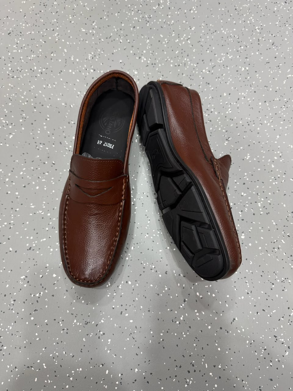 Mocassin en véritable cuir