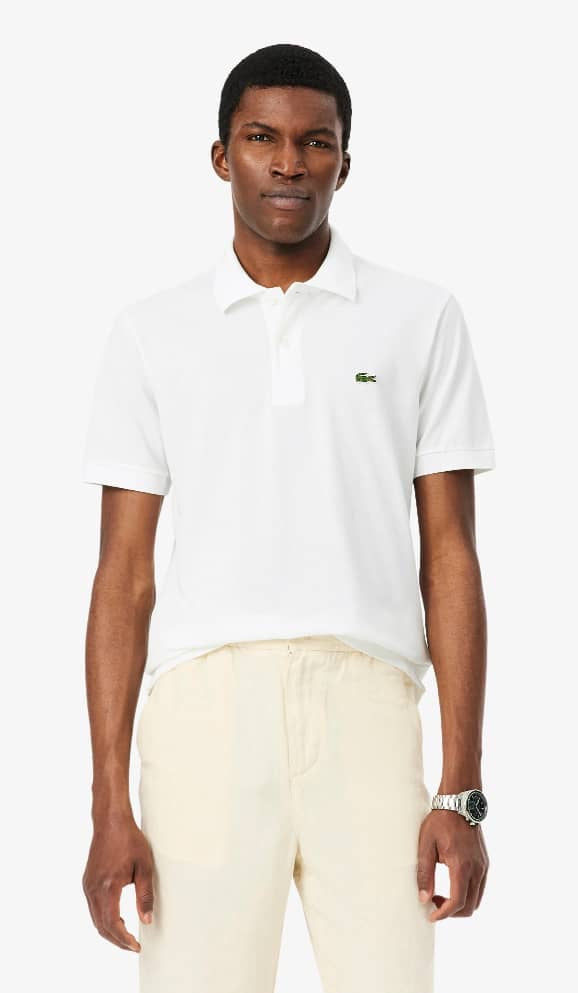 Polo 100% coton blanc