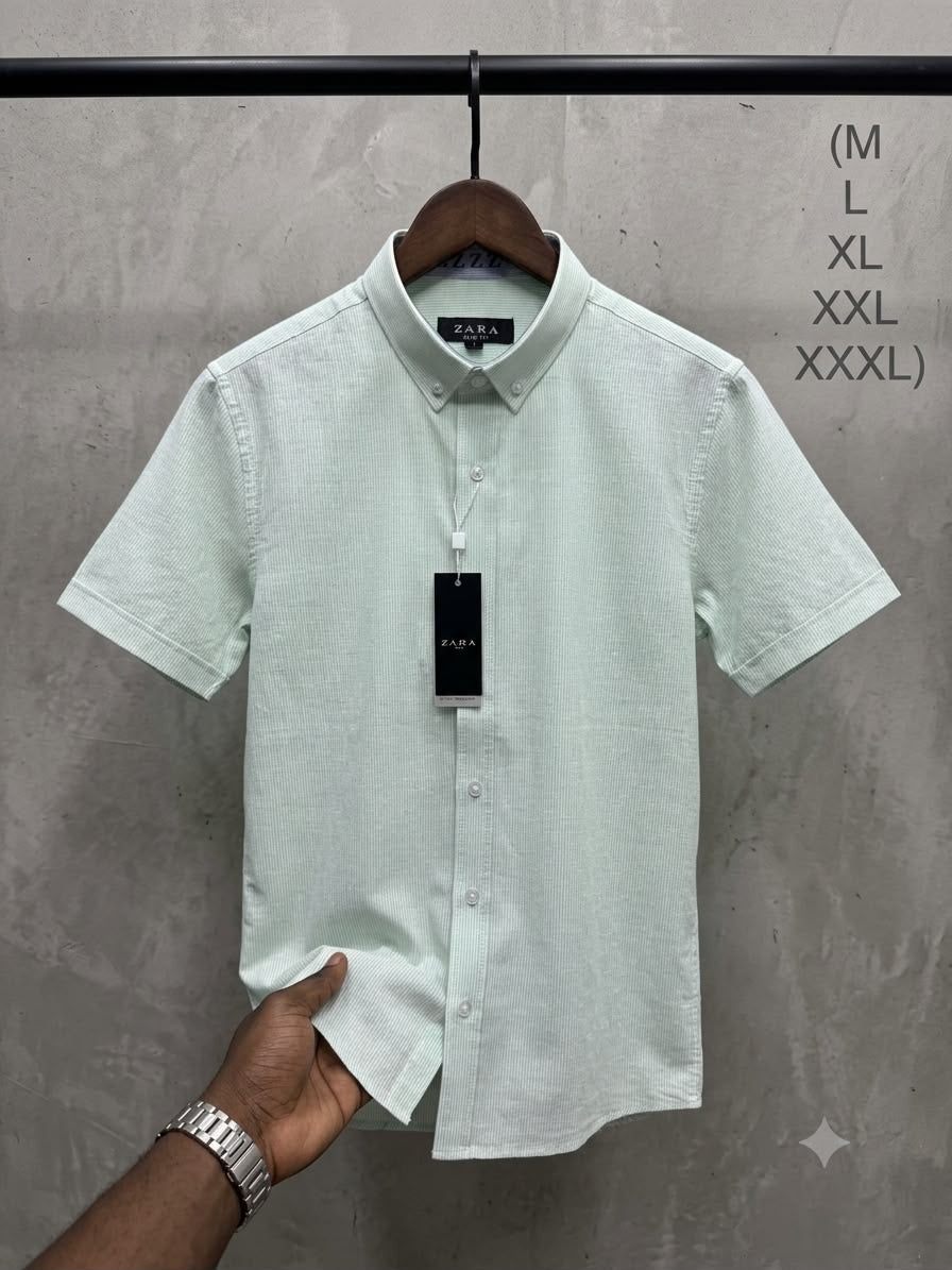 Chemise lin masse courte