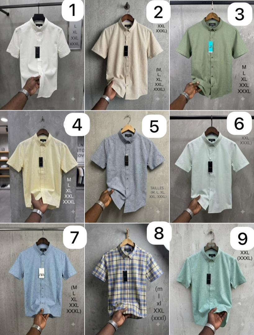 Chemise lin qualité supérieure très doux et légère