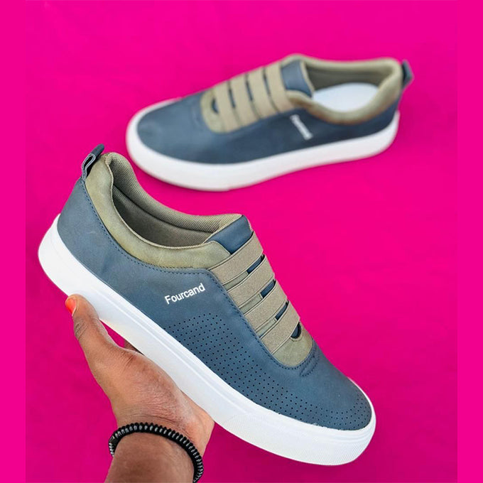 Basket casual – Homme Fourcand – Bleu