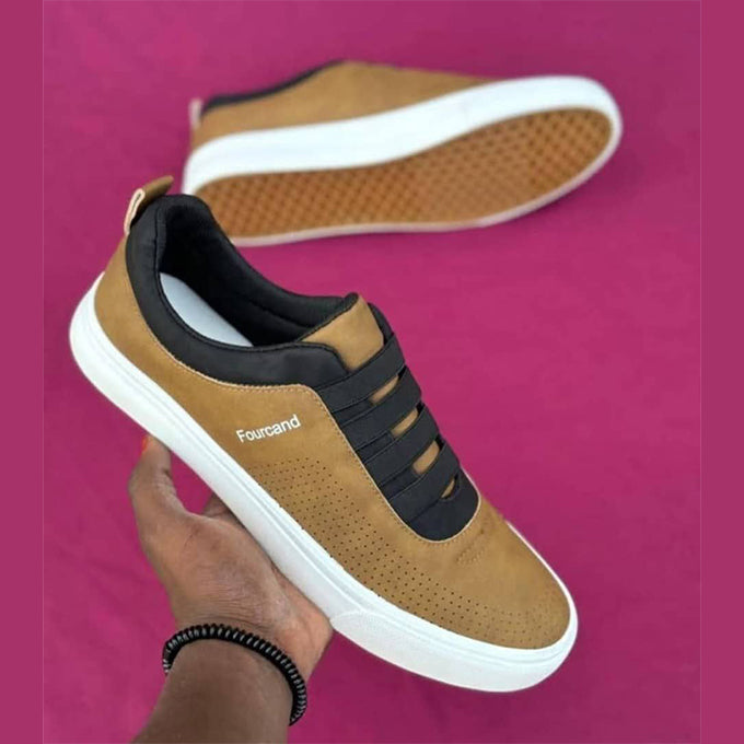 Basket casual – Homme Fourcand – Marron