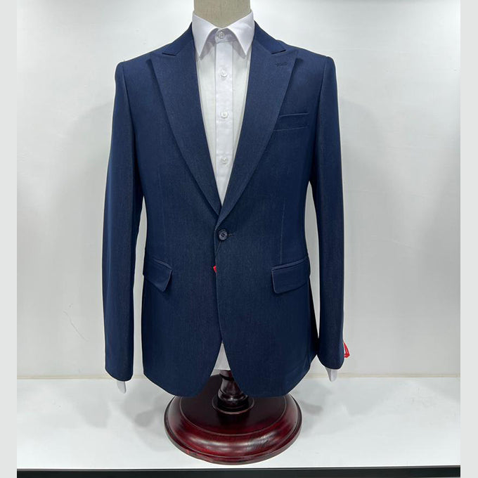 Veste Blazer pour homme prés du corps – Bleu