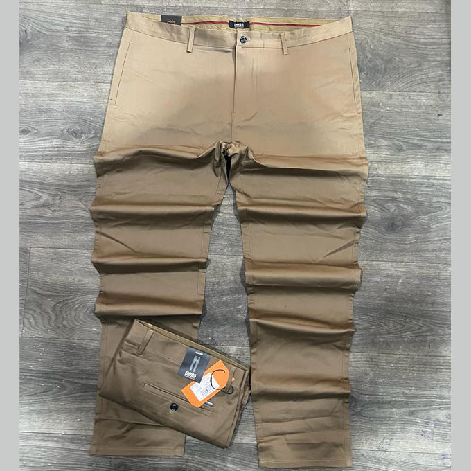 Pantalon Chinos Homme en coton – Beige