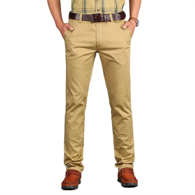 Pantalon Chinos Homme en coton – Beige