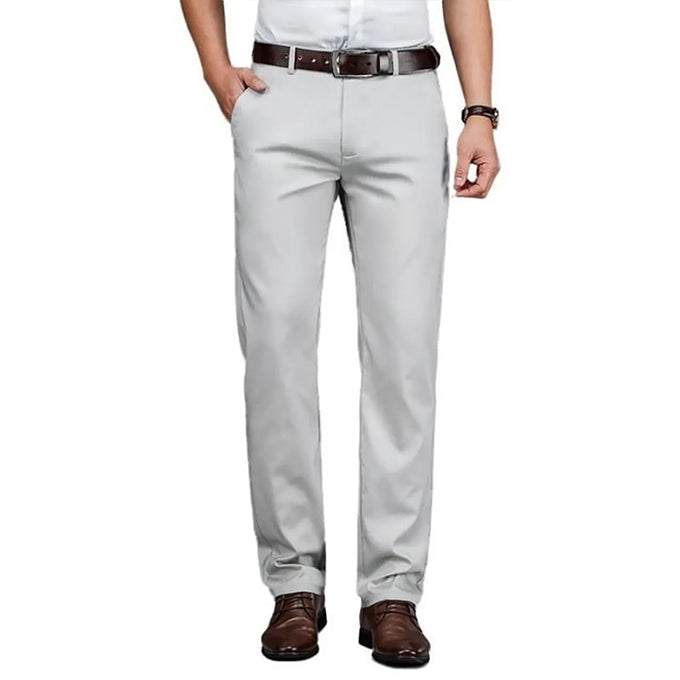 Pantalon Chinos Homme en coton – Gris