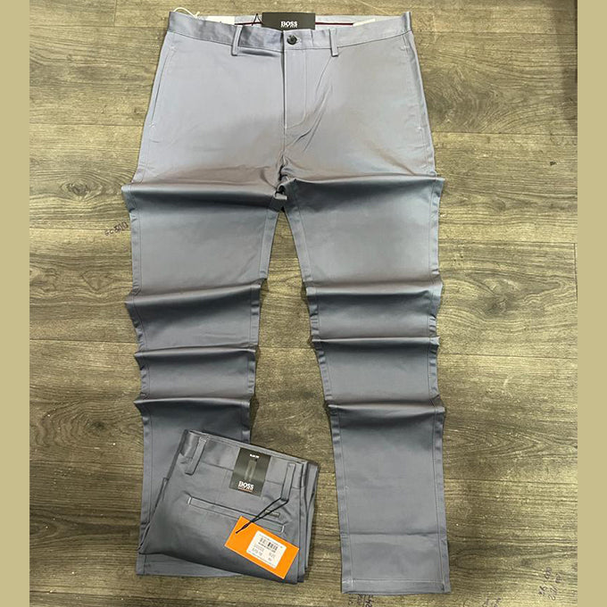 Pantalon Chinos Homme en coton – Gris