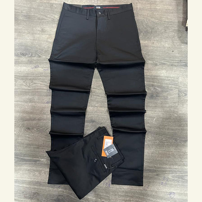 Pantalon Chinos Homme en coton – Noir