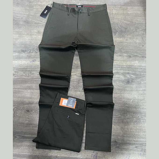Pantalon Chinos Homme en coton – Vert