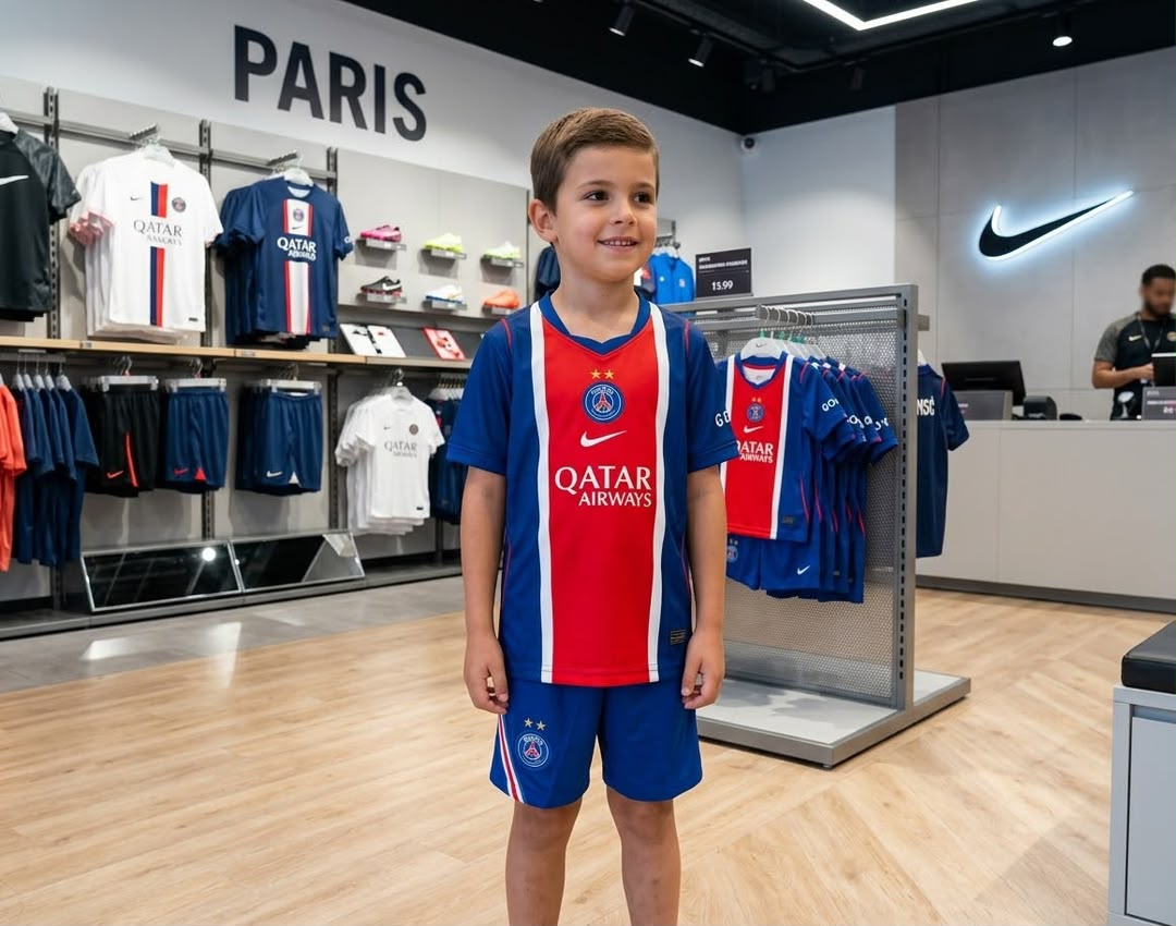 Maillot Enfant PSG Domicile 2026/2027 De 2 à 12 ans
