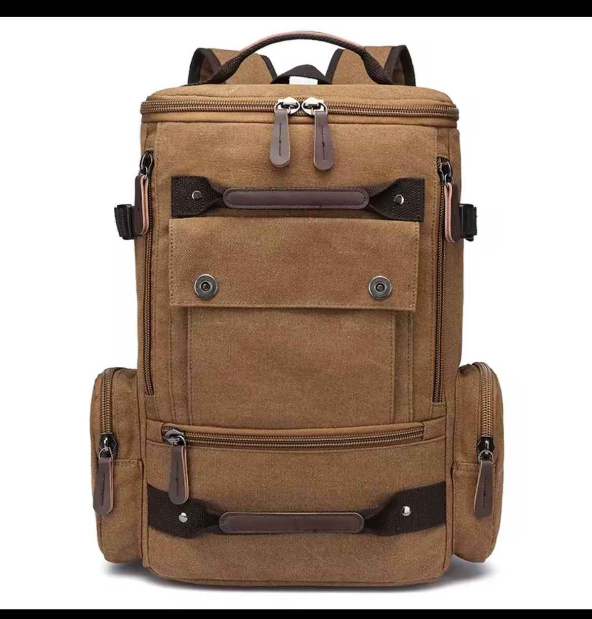 Sac à Dos – Sac de Voyage Multifonctions – Marron