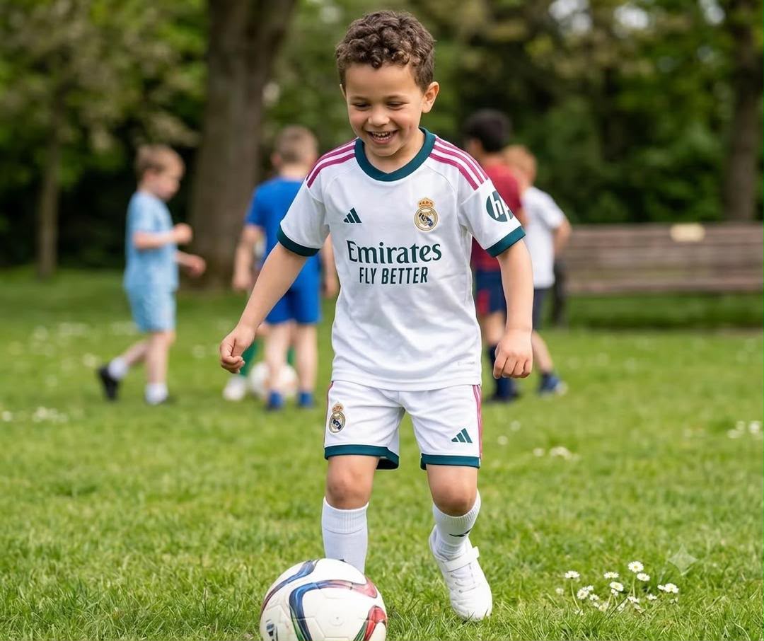 Maillot Enfant Real Madrid Domicile 206/2027 De 2 à 12 ans