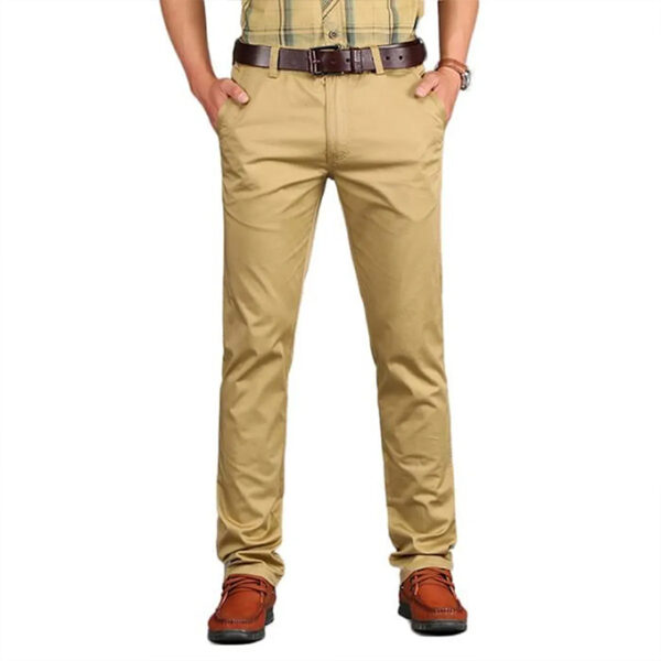 Pantalon Chinos Homme en coton - Beige