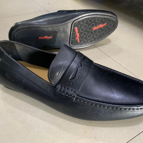 Chaussure de Ville Mocassin écaille en cuir