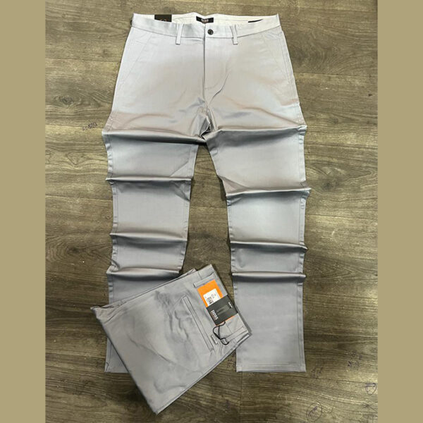 Pantalon Chinos Homme en coton - Gris