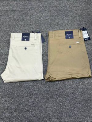 Pack 2 Pantalons Kaki Homme en Coton
