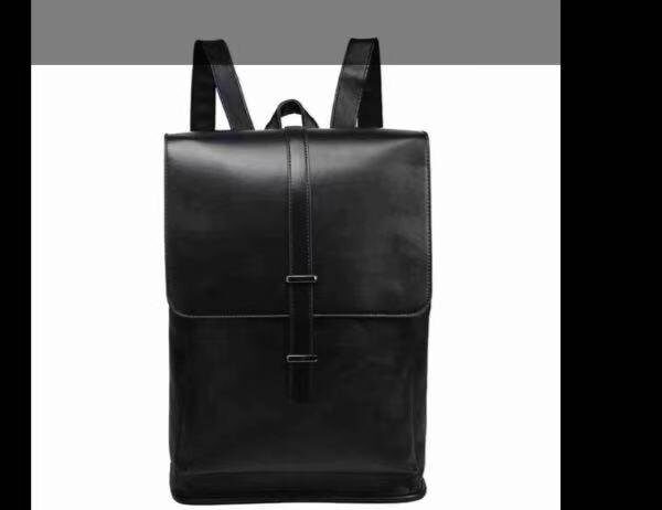 Sac à Dos en Cuir Noir