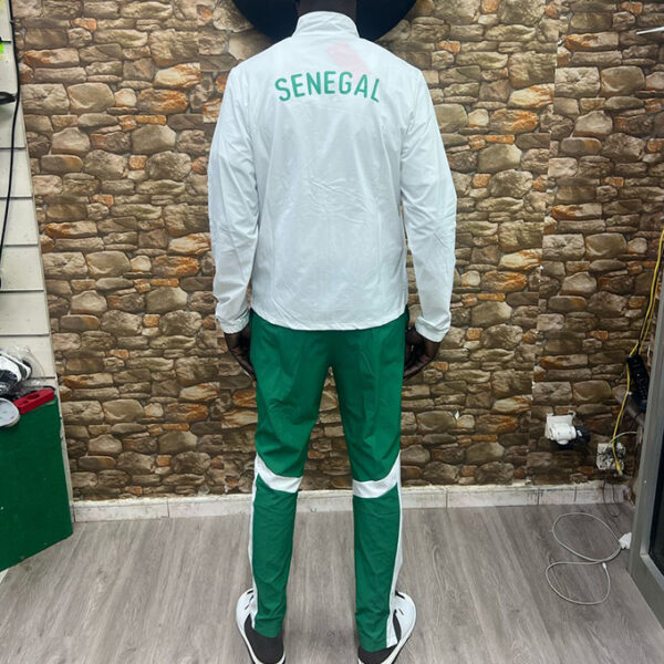 Ensemble de survêtement unisexe - Senegal Blanc – Image 3