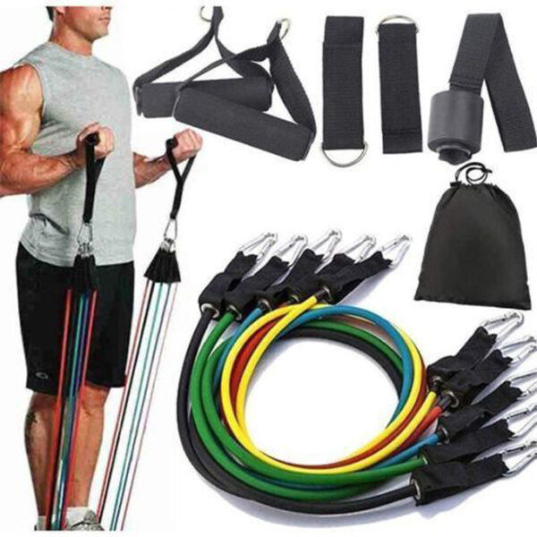 Original bande de résistance élastique pour sport et remise de forme- 11 pièces – Image 3