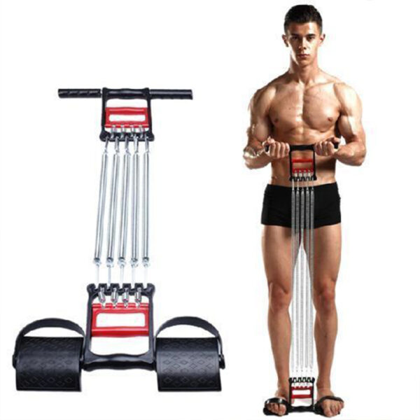 Appareil de musculation pour les muscles pectoraux, cet extenseur de tension est conçu pour renforcer et tonifier les muscles du haut du corps.