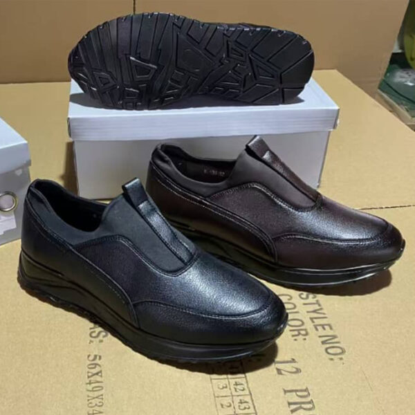 Basket homme - Cuir - Noir ou Marron