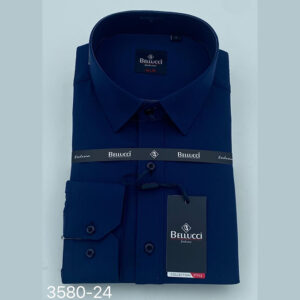 Chemise à Manches Longues - Bleu de nuit