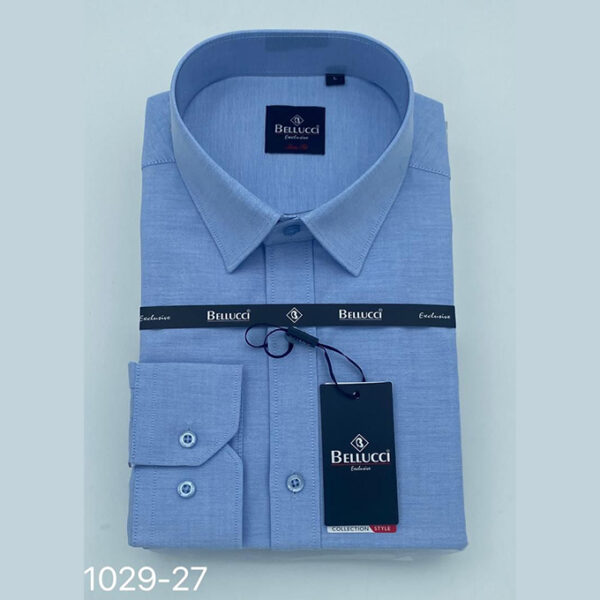 Chemise à Manches Longues - Bleu