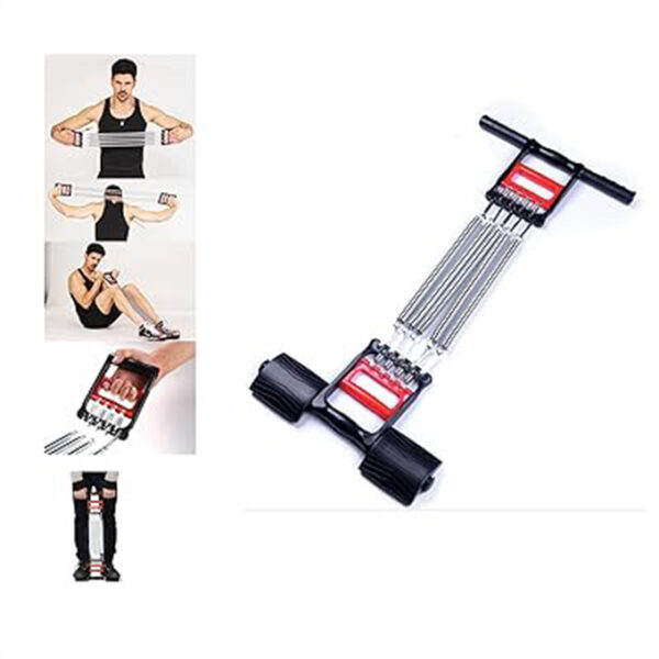 Pack sportif : Corde de résistance, Roue abdominal et extenseur – Image 2