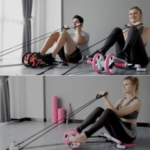 Roue abdominale amovible à ventouse, peut être utilisé pour le fitness à domicile, 200Kg de charge