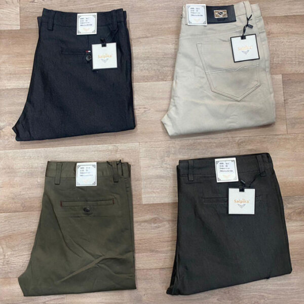 Pantalon Chinos Homme en coton - Coupe slim fit (1 pièce) – Image 4