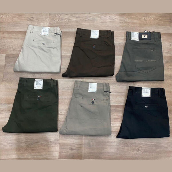 Pantalon Chinos Homme en coton - Coupe slim fit (1 pièce) – Image 3
