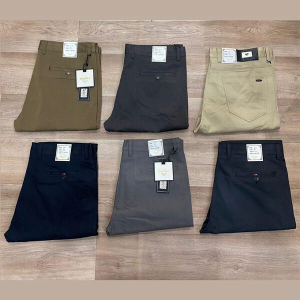 Pantalon Chinos Homme en coton - Coupe slim fit (1 pièce) – Image 2