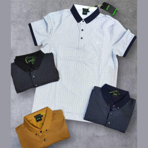 Polo manche courte à pois