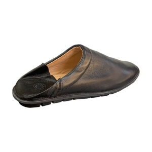 Babouche - Homme  - Cuir - Noir