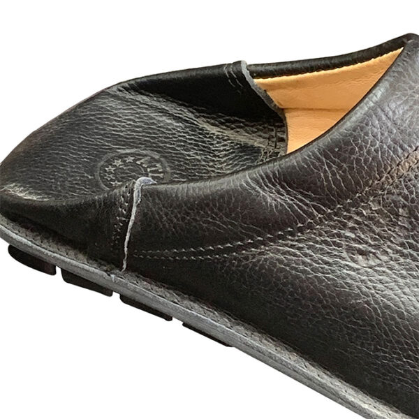 Babouche - Homme  - Cuir - Noir – Image 3