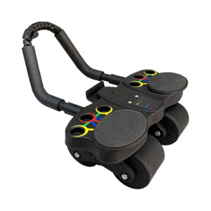 Roue abdominale V11 a rebond automatique avec double support coude pour gymnastique