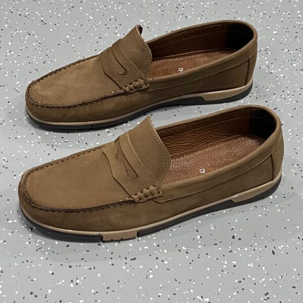 Chaussure Mocassin Daim